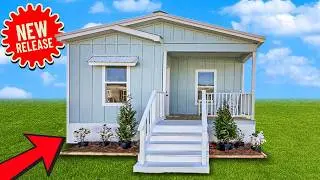 SMALL but BOLD NEW mobile home by Clayton Homes! Prefab House Tour