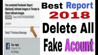 Best Report 2018 All Fake Acount Delete On Facebook 100% Working In Urdu & Link 4 Dic [Guru 4 You]