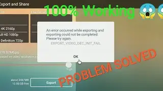 How to fix kinemaster Exporting Error Problem