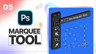 Marquee Tool in Photoshop | Rectangular & Elliptical Selection | Beginner Class 5