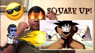 Goku VS. Nappa Complete Fight - REACTION