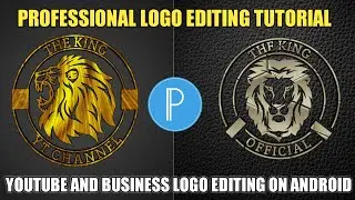 Make A Professional Logo For Youtube Channel And Your Business On Android 2020 | Pixalleb Editing