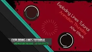 Animated Exploding Lines | Tutorial | After Effects
