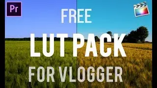 Free LUT Pack for Vlogger - 8 cinematic and everyday LUTs for color grading your vlog  