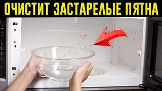 Как Почистить Микроволновку Внутри от Старого Жира Так, Что Она Заблестит Как Новая!