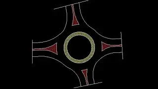 Draw a Roundabout in AutoCAD