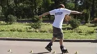 11 Heel-Toe Backward Monoline (Хил-тоу монолайн назад)