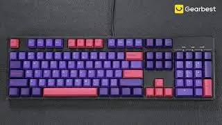 AKKO Original Neon Light PBT Double Note Full-size 157 Keys Cap