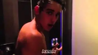 'You can't film me in the shower'  beau brooks
