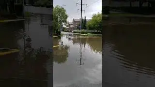 The city center after the rain 