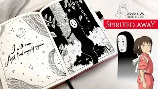 October Bullet Journal | Relaxing Plan With Me | Spirited Away