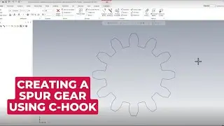 Mastercam 2023: Create a Spur Gear Using C-Hook