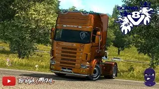 [ETS2 v1.30 / 1.31] Scania V8 Open Pipe sound with crackle