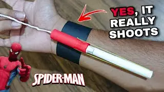 How to make Spiderman web shooter with rubber band | spider-man webshooter | No Sping No Magnet
