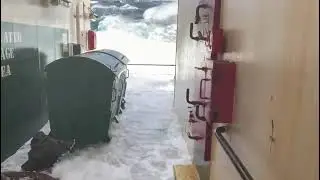 oil tanker in bad weather ☁️ #sea #waves  #ship #shorts #Marine glance