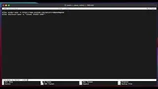 Alias Terminal Mac (Code in Description)