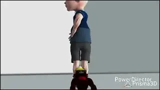 Boy kid Fart on command 7 Prisma 3d
