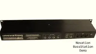 Novation Bass Station Rack Demo
