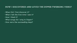 Talking about how I love singing to Dipper while scrolling on photocards