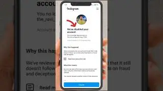 We've Disabled Your Account Instagram Problem Solve / We Disabled Your Account Instagram 