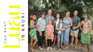 we took our family to their first luau