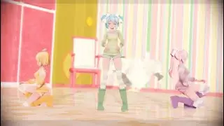【MMD】Disturbia 【60 FPS】【Rin, Miku, Luka】