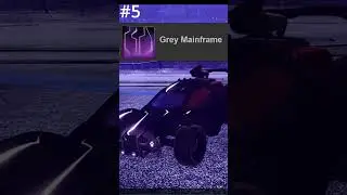 TOP 5 Rarest Items [Rocket League] 