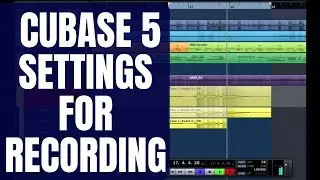Cubase 5 recording settings