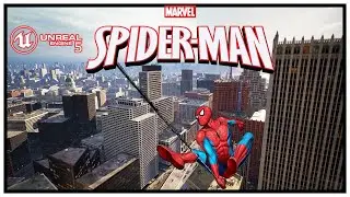 Spider-Man | UNREAL ENGINE 5 | PC 4K | 20 MINUTES Game Play