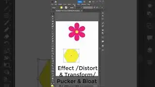 How To Make a Flower Shape in Adobe Illustrator / Polygon Tool In Adobe Illustrator 