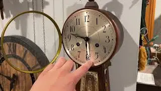In-depth look at a BEAUTIFUL Seth Thomas Banjo Wall Clock