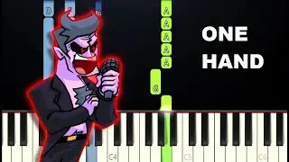 Fresh - Friday Night Funkin (One Hand Piano Tutorial)