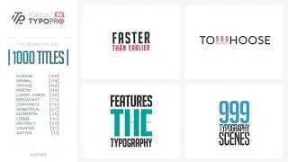 Ypopro Typography - FREE AFTER EFFECT TEMPLATE