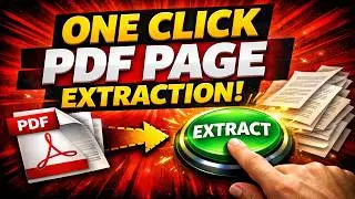 How to Extract Any Page from a PDF in 10 Seconds! (No Software Needed)
