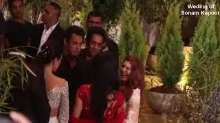 Sonam kapoor wedding video | Salman Khan, Katrina Kaif, Bony Kapoor, Jaikleen farnendas,Huma Quraish
