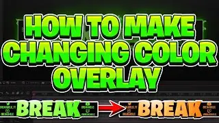 Adobe After Effects: How To Make A Stream Overlay Loop Changing Colors!