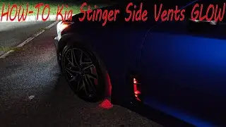 HOW-TO Kia Stinger Side Vents GLOW