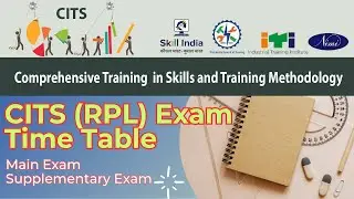 CITS (RPL) Main Exam & Supplementary Exam 2023 Craft Instructor Training Scheme AITT Examination