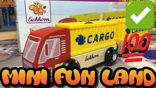 unboxing Eichhorn Wooden Cargo Truck  (000290)