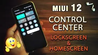 MIUI 12 CONTROL CENTER in any Android Phone | MIUI CONTROL CENTER | LOCKSCREEN & HOMESCREEN |No Root