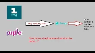 How to use Buy now pay later- Simpl app....Live demo..?