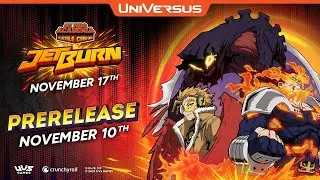 I Pulled My Favorite Character! MHA CCG Jet Burn Preview and Unboxing!