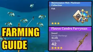 Maintenance Mek - Platinum Collection Fishing Spot || Genshin Impact