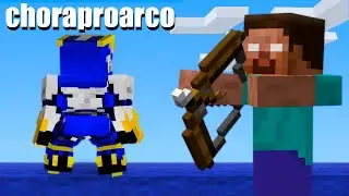 GuiHacking e choraproarco contra todos no BEDWARS