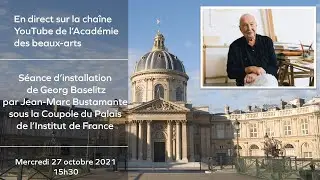 Séance d'installation de Georg Baselitz