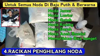 Menghilangkan Semua Noda Di Baju Putih Dan Berwarna -4 Racikan Ampuh