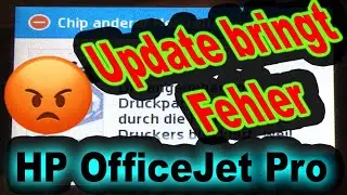 Erklärung 🤓 HP Fehlermeldung Firmware blockiert Druckerpatrone 🤬 Chip anderer Hersteller erkannt.