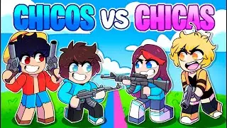 CHICOS vs CHICAS en Roblox Rivals! 💥😂