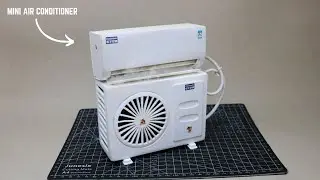 How To Make Rechargeable Air Conditioner From PVC Pipe At Home