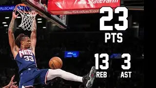 Nic Claxton Highlights | Nets vs. Thunder | 5th Jan 2024